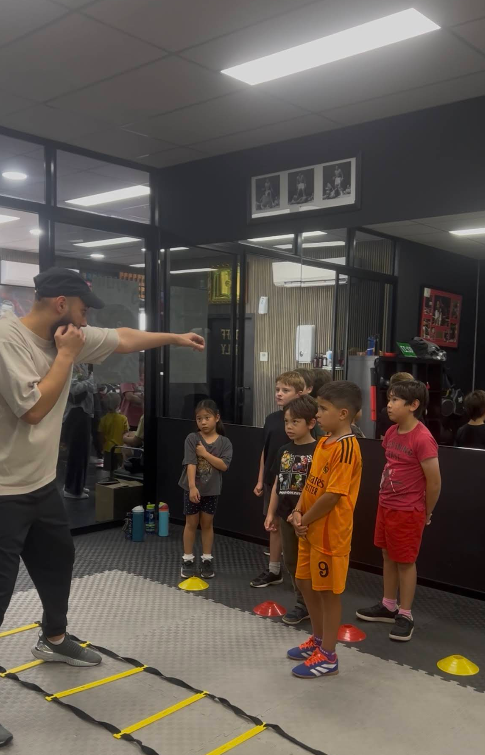 Kids boxing class at Picky Boxing